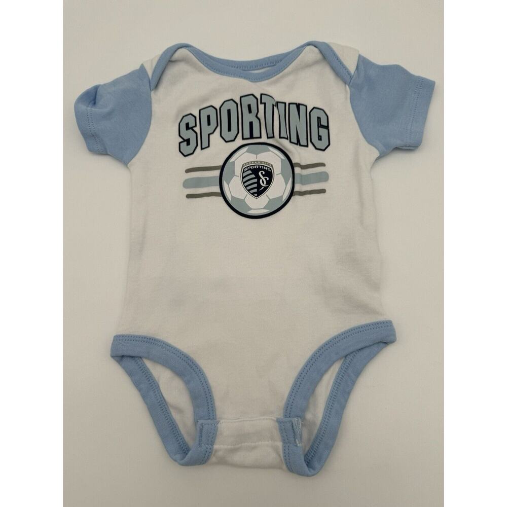 Sporting Kansas City MLS Soccer Team Baby Bodysuit 6-9 Months One Piece